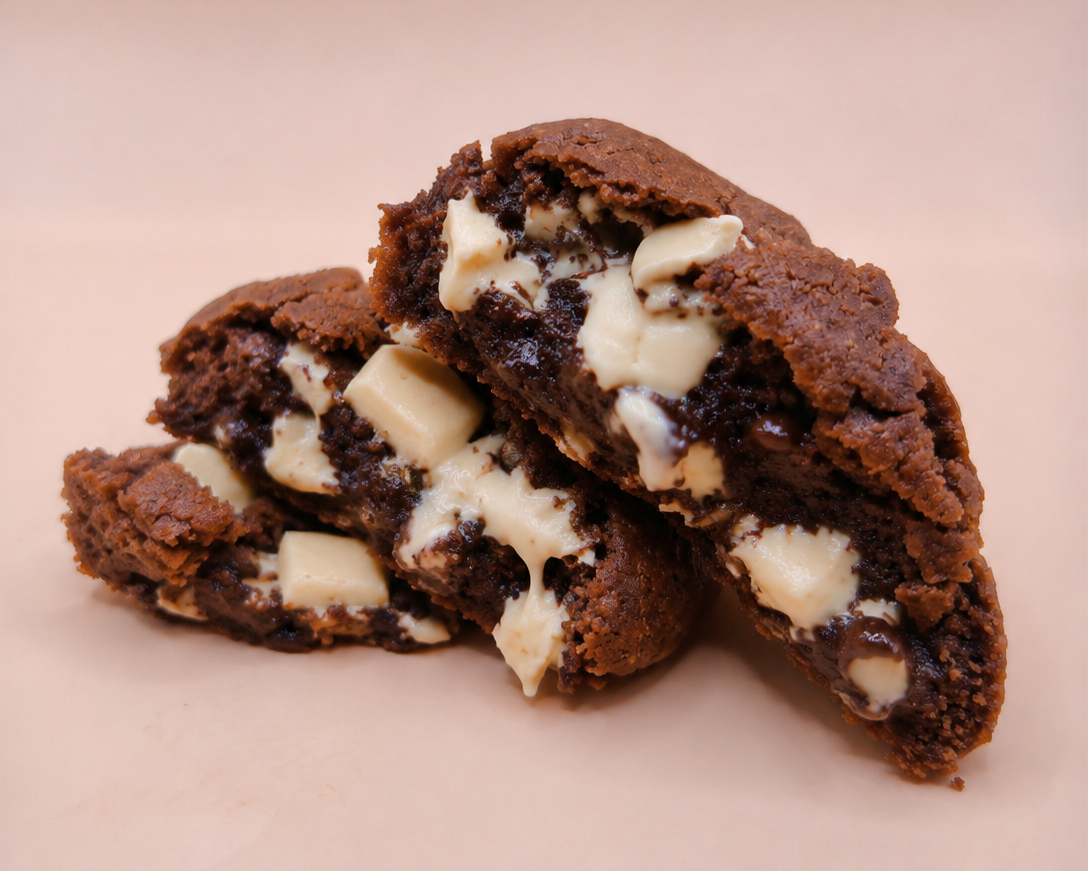Cookie de Chocolate Blanco, <br> Nocilla® y Barrita Schär